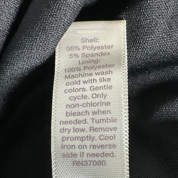 Est 1946 Black Dress XL Floral Print Bell Sleeve V Neckline Whimsigoth Romantic - Picture 10 of 15